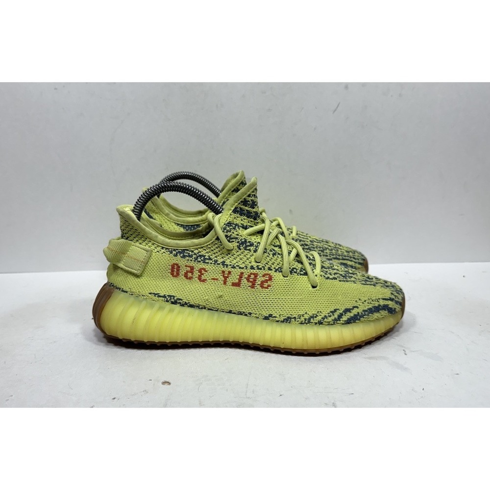 adidas Yeezy Boost 350‎ V2 Semi-Frozen Yellow Men's Size 5.5 2017 B37572 Shoes